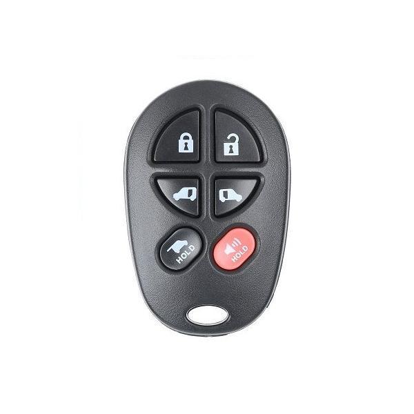 Keyless Factory KeylessFactory: 2004-2018 Toyota Sienna / 6-Button Keyless Entry Remote Shell / GQ43VT20T ORS-TOY-20T-6